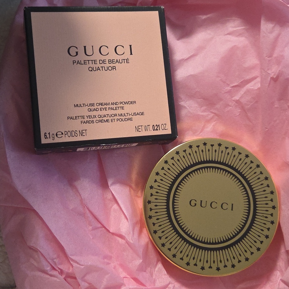 Gucci Mirror And Multi-Use Cream Quad Palette Retail $89 Nib - Picture 3 of 9